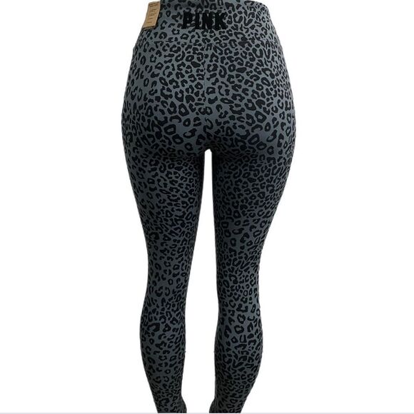 Victoria’s Secret Pink Active high Waist Full Length Ruched V leggings gray Xl - Picture 2 of 8